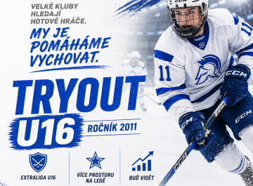 Zkus tryout do extraligy U16